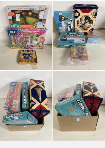 Lot 265  
            Nottingham SR5 - Delivery Only 

                
BOX OF VARIOUS TOYS TO INC ANIMAGIC LETS GO BUNNY