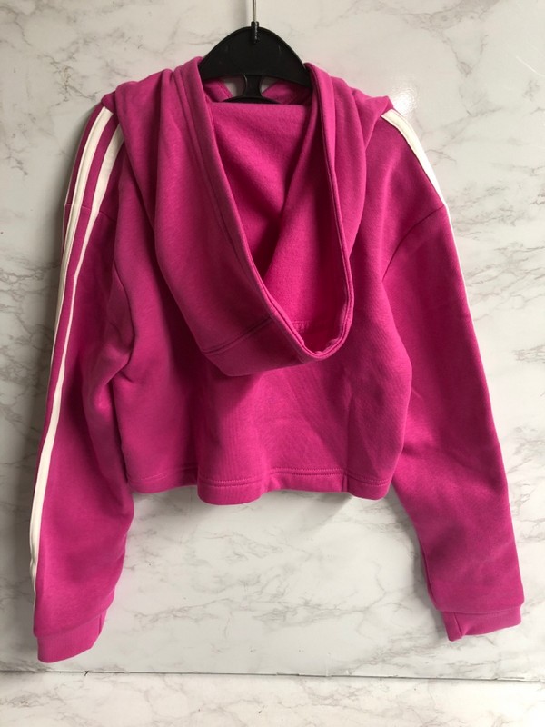Lot 26  
            Nottingham SR5 - Delivery Only 

                
ADIDAS KIDS 3 STRIPE PINK/WHITE HOODIE SIZE:9-10YEARS