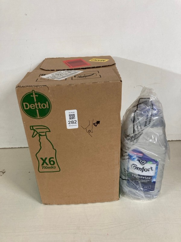 Lot 282  
            Nottingham SR5 - Delivery Only 

                
BOX OF DETTOL CLEANING SPRAY