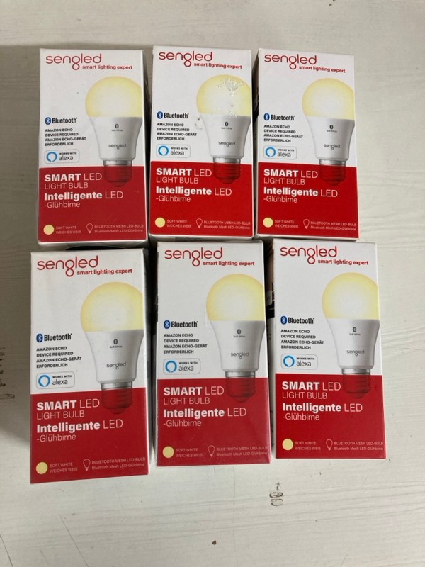 Lot 297  
            Nottingham SR5 - Delivery Only 

                
6 X SENGLED SMART LED LIGHTBULB