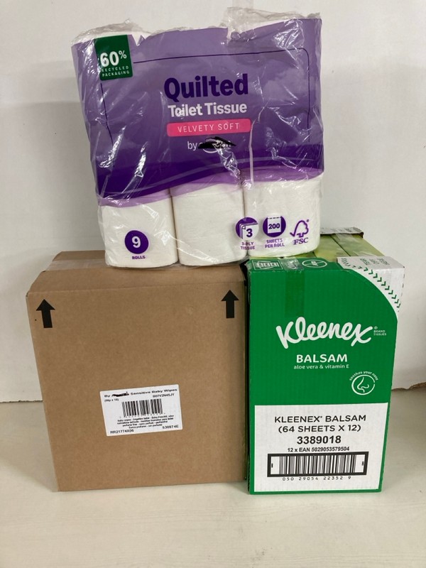Lot 300  
            Nottingham SR5 - Delivery Only 

                
3 X ITEMS TO INC QUILTED TOILET TISSUE