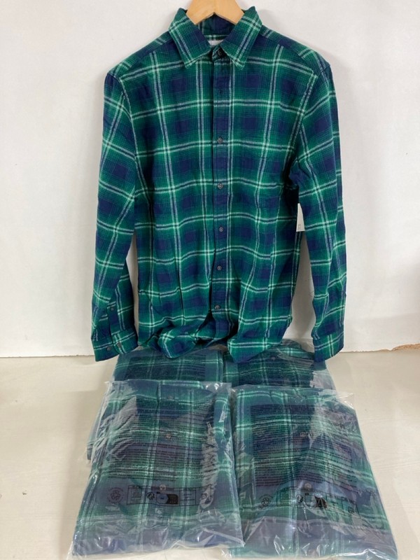 Lot 380  
            Nottingham SR5 - Delivery Only 

                
5 X MENS LONG-SLEEVED FLANNEL SHIRT - SIZE - UK S (SEALED) COMBINED RRP - £99.95