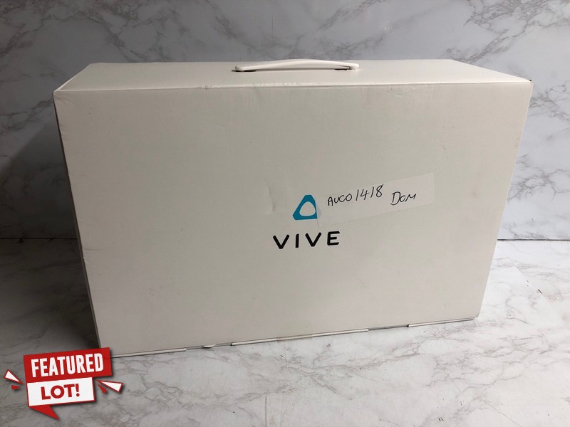 Lot 38  
            Nottingham SR5 - Delivery Only 

                
VIVE VR HEADSET BUNDLE - ORIGINAL RRP: £649