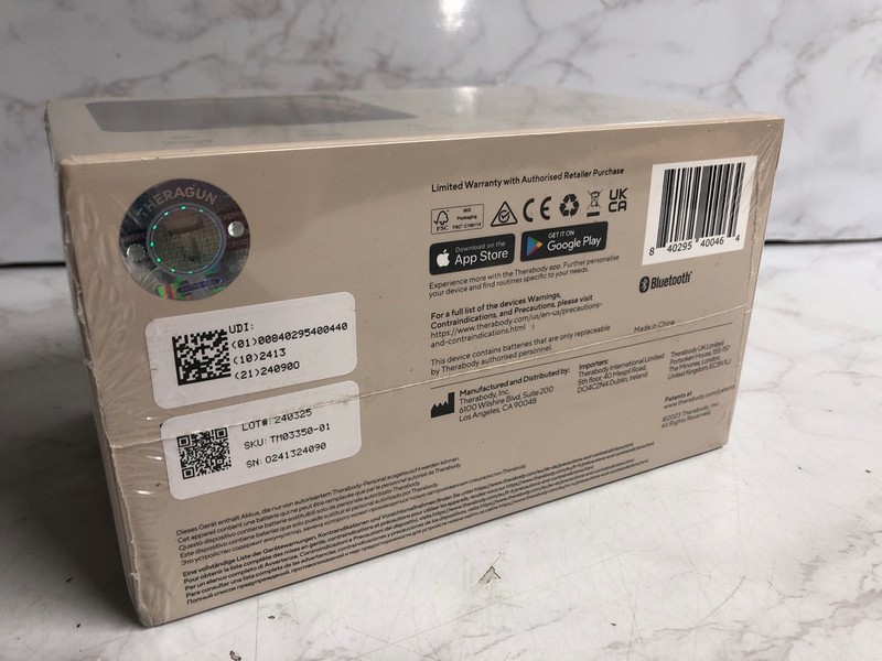 Lot 3  
            Nottingham SR5 - Delivery Only 

                
THERABODY WELLNESS SMART GOGGLES - ORIGINAL RRP: £78