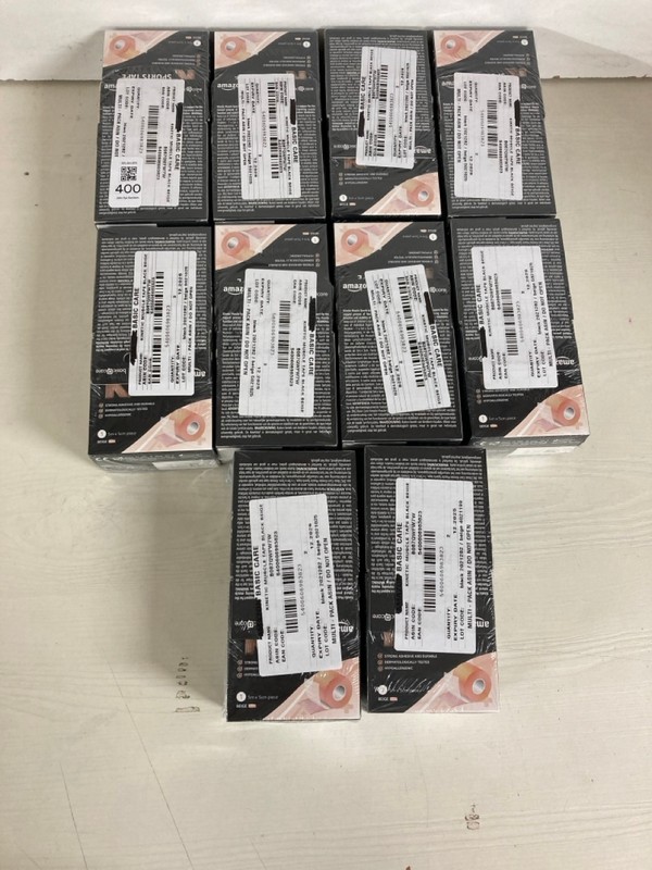 Lot 400  
            Nottingham SR5 - Delivery Only 

                
10 X PACKS OF 2 BASIC+CARE KINETIC MUSCLE TAPE BLACK/BEIGE - ORIGINAL COMBINED RR...
