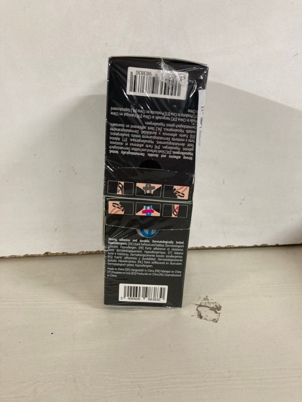 Lot 419  
            Nottingham SR5 - Delivery Only 

                
10 X PACKS OF 2 BASIC+CARE KINETIC MUSCLE TAPE BLACK/BEIGE - ORIGINAL COMBINED RR... - Image 2