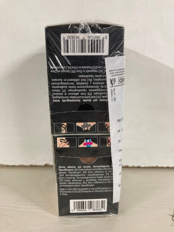 Lot 457  
            Nottingham SR5 - Delivery Only 

                
10 X PACKS OF 2 BASIC+CARE KINETIC MUSCLE TAPE BLACK/BEIGE - ORIGINAL COMBINED RR... - Image 2