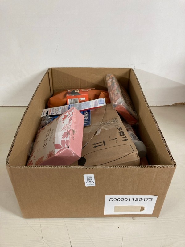 Lot 458  
            Nottingham SR5 - Delivery Only 

                
BOX OF VARIOUS ITEMS TO INC SANCTUARY SPA GIFT SET - Image 4