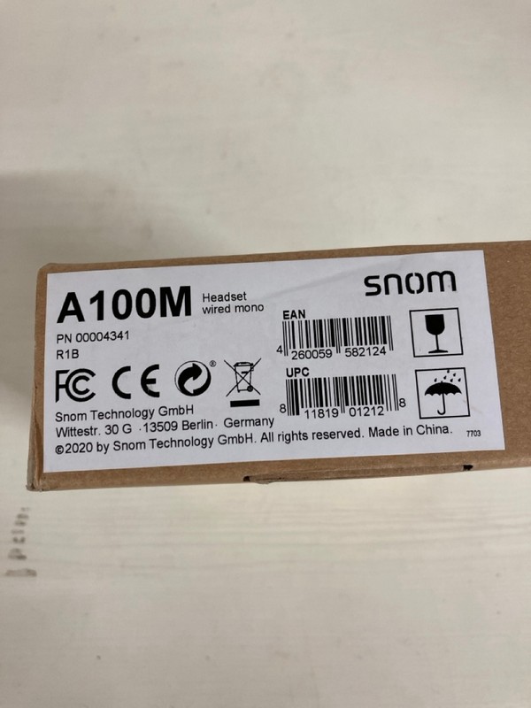 Lot 460  
            Nottingham SR5 - Delivery Only 

                
SNOM A100M HEADSET - Image 2