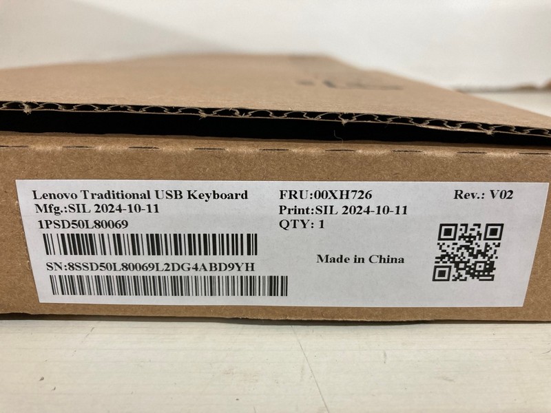 Lot 467  
            Nottingham SR5 - Delivery Only 

                
5 X LENOVO TRADITIONAL USB KEYBOARDS - Image 4