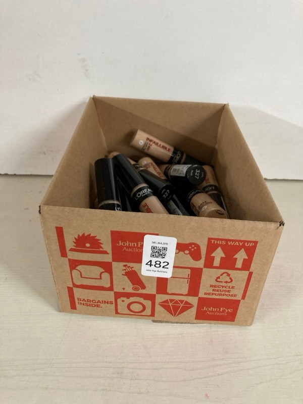 Lot 482  
            Nottingham SR5 - Delivery Only 

                
BOX OF LOREAL PARIS INFAILLIBLE 24H CONCEALER