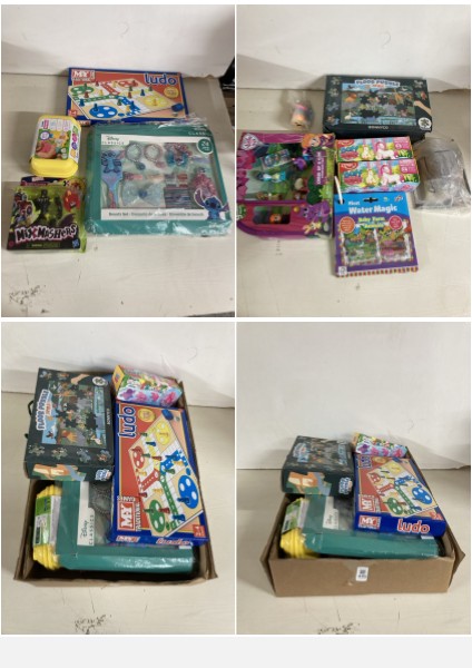 Lot 489  
            Nottingham SR5 - Delivery Only 

                
BOX OF VARIOUS TOYS TO INC TOMY TOOMIES HIDE & SQUEAK EGGS