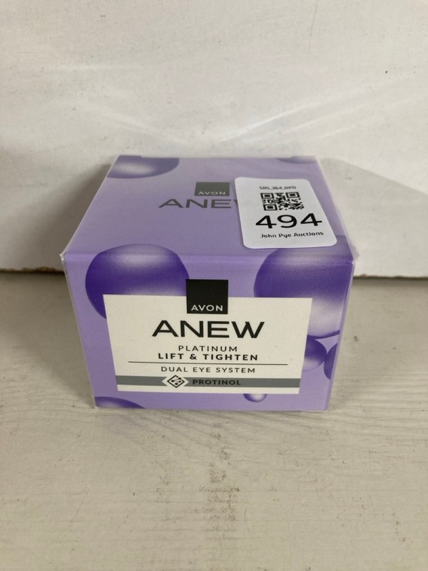 Lot 494  
            Nottingham SR5 - Delivery Only 

                
3 X AVON ANEW PLATINUM LIFT & TIGHTEN DUAL EYE SYSTEM - Image 4