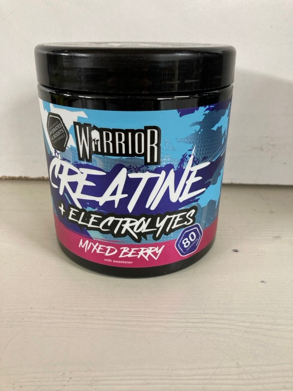 Lot 500  
            Nottingham SR5 - Delivery Only 

                
2 X VARIOUS ITEMS TO INC WARRIOR CREATINE + ELECTROLYTES - Image 3