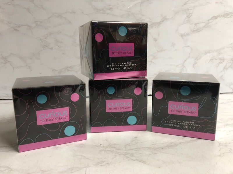Lot 55  
            Nottingham SR5 - Delivery Only 

                
4 X BRITNEY SPEARS CURIOUS EAU DE PARFUM 100ML (SEALED)