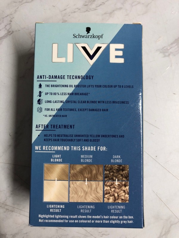 Lot 57  
            Nottingham SR5 - Delivery Only 

                
8 X SCHWARZKOPF LIVE HAIR DYES
