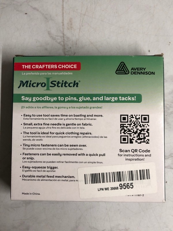 Lot 58  
            Nottingham SR5 - Delivery Only 

                
QTY OF AVERY DENNISON MICRO STITCH