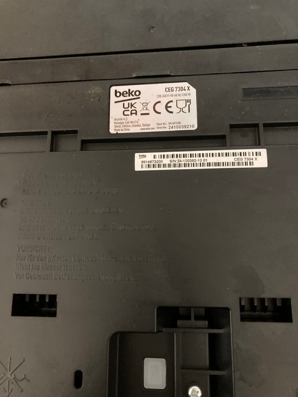 Lot 106  
            Nottingham SR7 – Delivery Only 

                
BEKO CAFFE EXPERTO SERIES CE7500 COFFEE MACHINE MODEL: CEG7304X ORIGINAL RRP £399.00