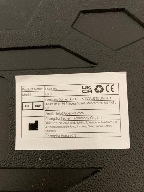 Lot 113  
            Nottingham SR7 – Delivery Only 

                
6-INCH MINI CORDLESS CHAINSAW MODEL: DJ01 (WITH BATTERIES AND CHARGER) (18+ ID MA...