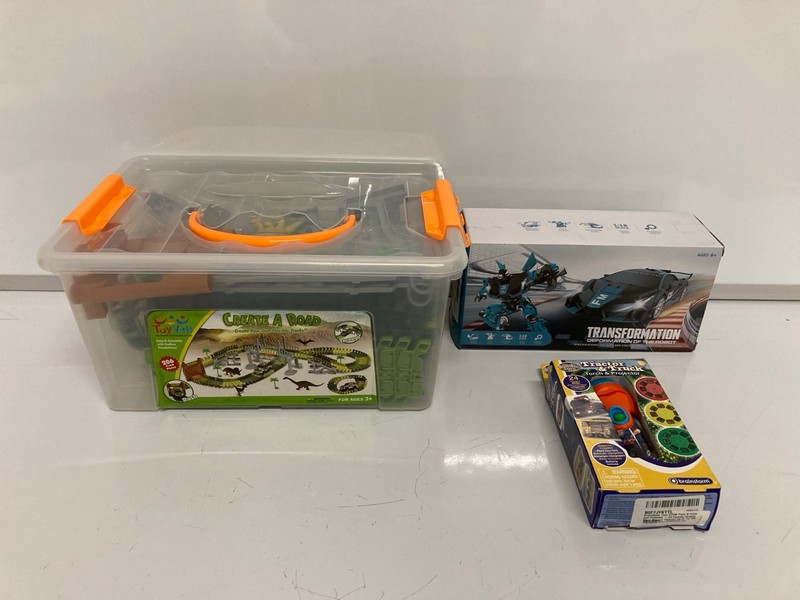 Lot 140  
            Nottingham SR7 – Delivery Only 

                
3 X KIDS TOYS INC CREAT A ROAD