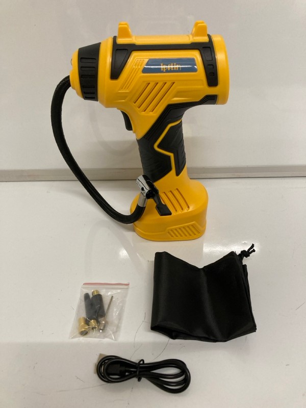 Lot 179  
            Nottingham SR7 – Delivery Only 

                
IPFLIN JN-8134 PORTABLE CAR AIR PUMP