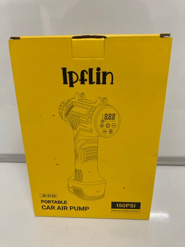 Lot 180  
            Nottingham SR7 – Delivery Only 

                
IPFLIN JN-8134 PORTABLE CAR AIR PUMP