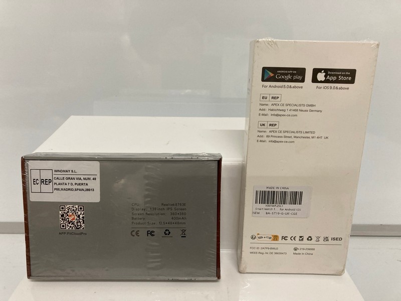 Lot 184  
            Nottingham SR7 – Delivery Only 

                
2 X WATCHES INC SPORT SMART WATCH (SEALED)