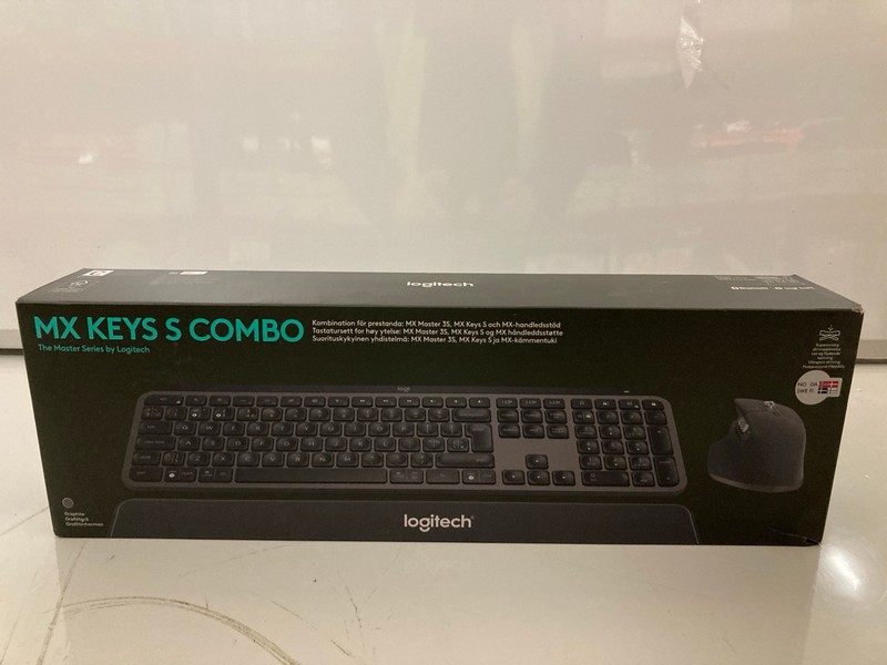 Lot 18  
            Nottingham SR7 – Delivery Only 

                
LOGITECH KX KEYS S COMBO KEYBOARD AND MOUSE ORIGINAL RRP £199.99