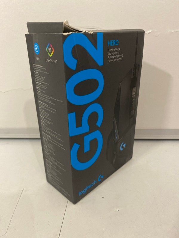 Lot 192  
            Nottingham SR7 – Delivery Only 

                
LOGITECH HERO G502 GAMING MOUSE (SEALED)