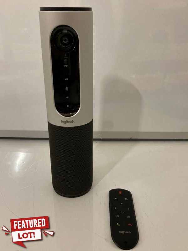 Lot 19  
            Nottingham SR7 – Delivery Only 

                
LOGITECH CONNECT CONFERENCE CAM VR0013 (WITH REMOTE) ORIGINAL RRP $399.00