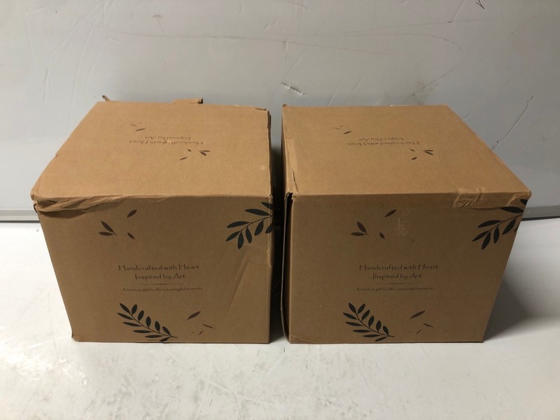 Lot 203  
            Nottingham SR7 – Delivery Only 

                
2 X HANDCRAFTED WITH HEART CHRISTMTAS SNOW GLOBES (WITH POWER CABLE AND REMOTE) - Image 4