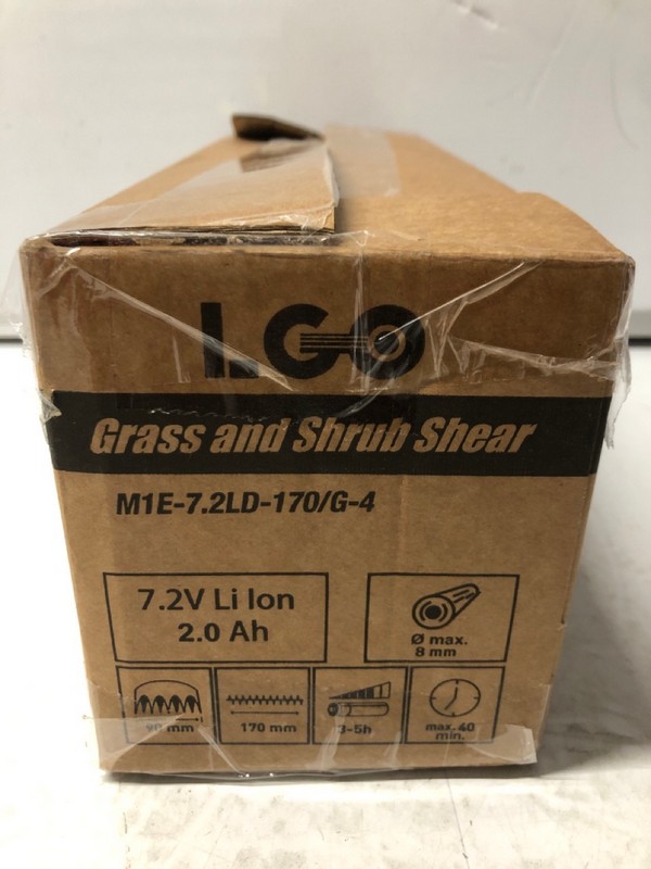Lot 204  
            Nottingham SR7 – Delivery Only 

                
LGO GRASS AND SHRUB SHEAR (18+ ID MAY BE REQUIRED) - Image 4