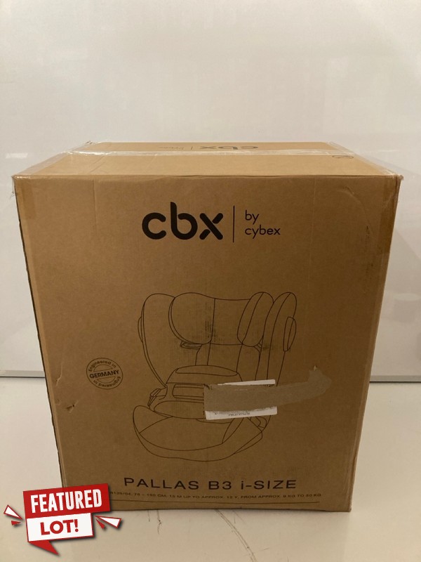 Lot 20  
            Nottingham SR7 – Delivery Only 

                
CBX BY CYBEX PALLAS B3 I-SIZE CAR SEAT ORIGINAL RRP £219.95