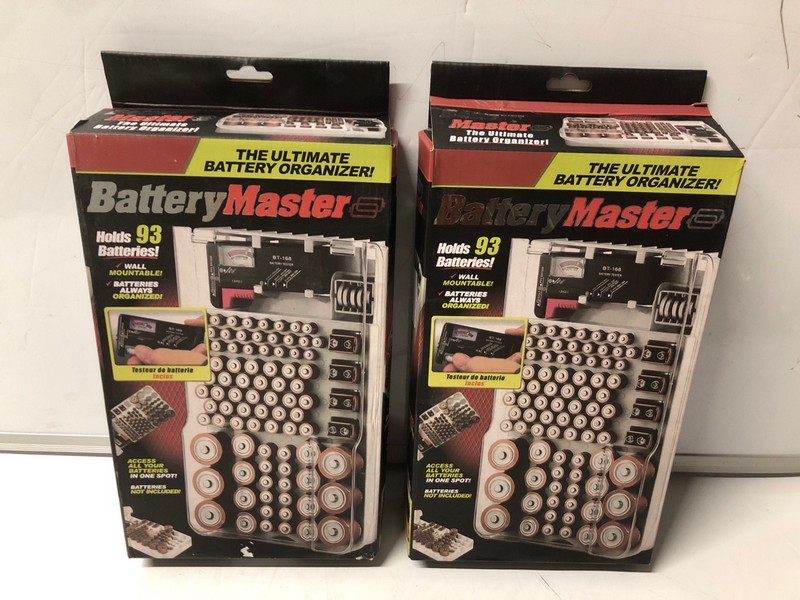 Lot 210  
            Nottingham SR7 – Delivery Only 

                
2 X BATTERY MASTER BATTERY ORGANIZERS