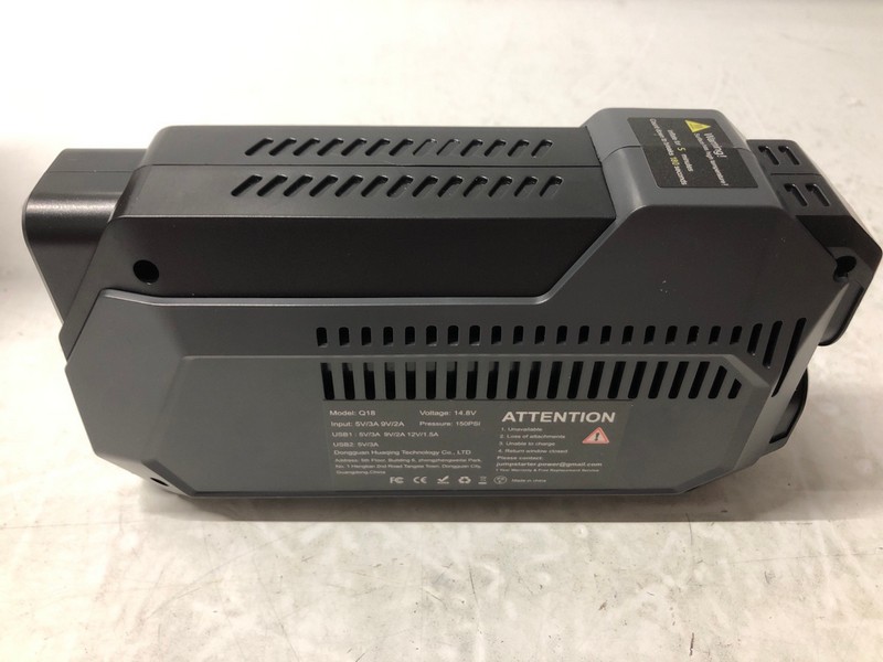 Lot 216  
            Nottingham SR7 – Delivery Only 

                
MYANTS 4-IN-1 JUMP STARTER KIT WITH AIR COMPRESSOR