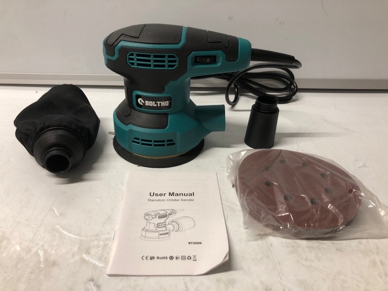 Lot 218  
            Nottingham SR7 – Delivery Only 

                
BOLTHO BT320S RANDOM ORBITAL SANDER