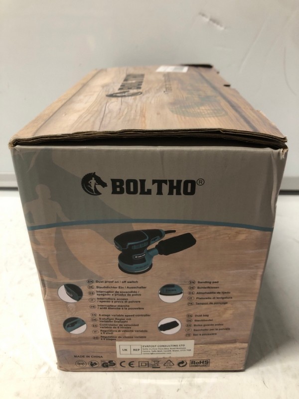 Lot 218  
            Nottingham SR7 – Delivery Only 

                
BOLTHO BT320S RANDOM ORBITAL SANDER