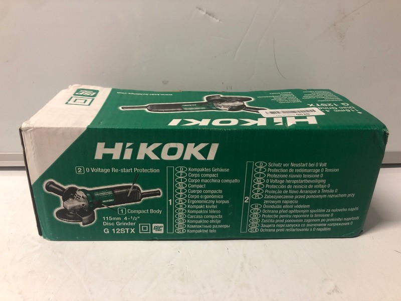 Lot 223  
            Nottingham SR7 – Delivery Only 

                
HIKOKI 115MM COMPACT DISC GRINDER (18+ ID MAY BE REQUIRED)