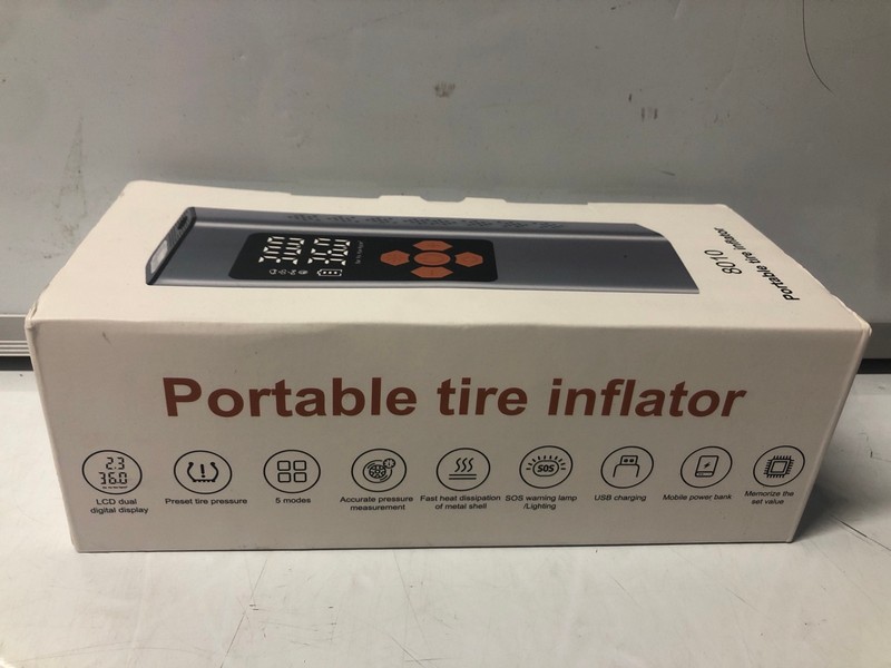 Lot 226  
            Nottingham SR7 – Delivery Only 

                
SMARTER 8010 PORTABLE TIRE INFLATOR - Image 4