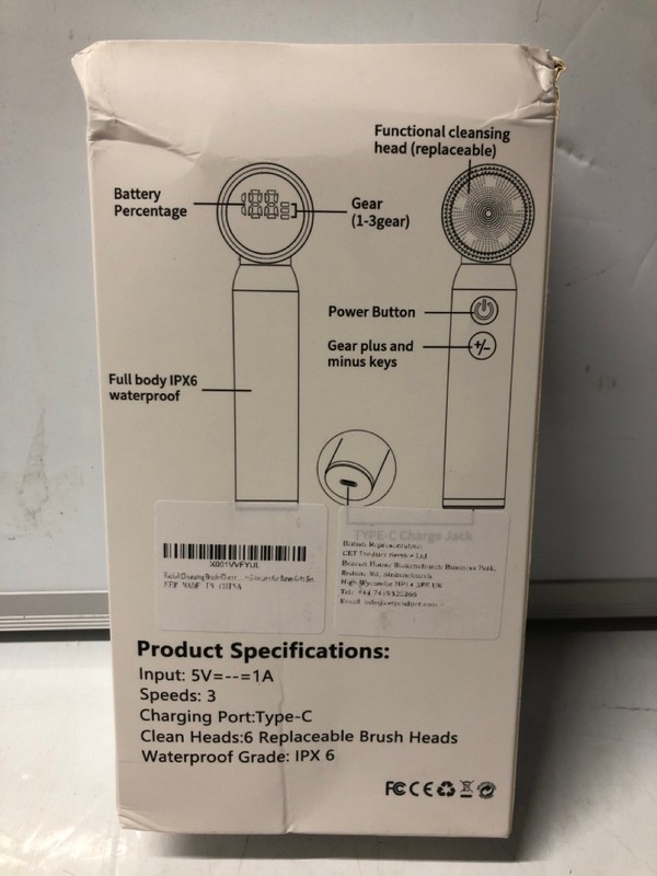 Lot 236  
            Nottingham SR7 – Delivery Only 

                
4 X EASTERVILLE FACIAL CLEANING BRUSHES - Image 4