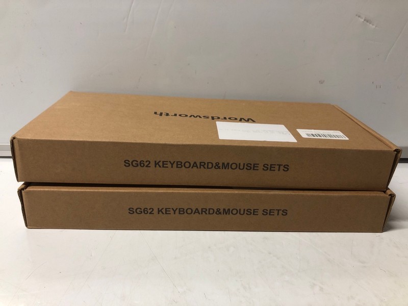 Lot 239  
            Nottingham SR7 – Delivery Only 

                
2 X WORDSWORTH SG62 KEYBOARD & MOUSE SETS
