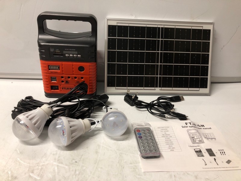 Lot 240  
            Nottingham SR7 – Delivery Only 

                
FTJKCH SOLAR SYSTEM MODEL:BH-2403