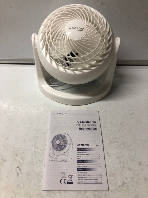 Lot 241  
            Nottingham SR7 – Delivery Only 

                
WOOZOO BY OHYAMA CIRCULATOR FAN MODEL: PCF-HE15