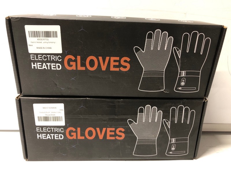 Lot 242  
            Nottingham SR7 – Delivery Only 

                
2 X ELECTRIC HEATED GLOVES (WITH 1 POWER BANK BATTERY AND CHARGING CABLE)