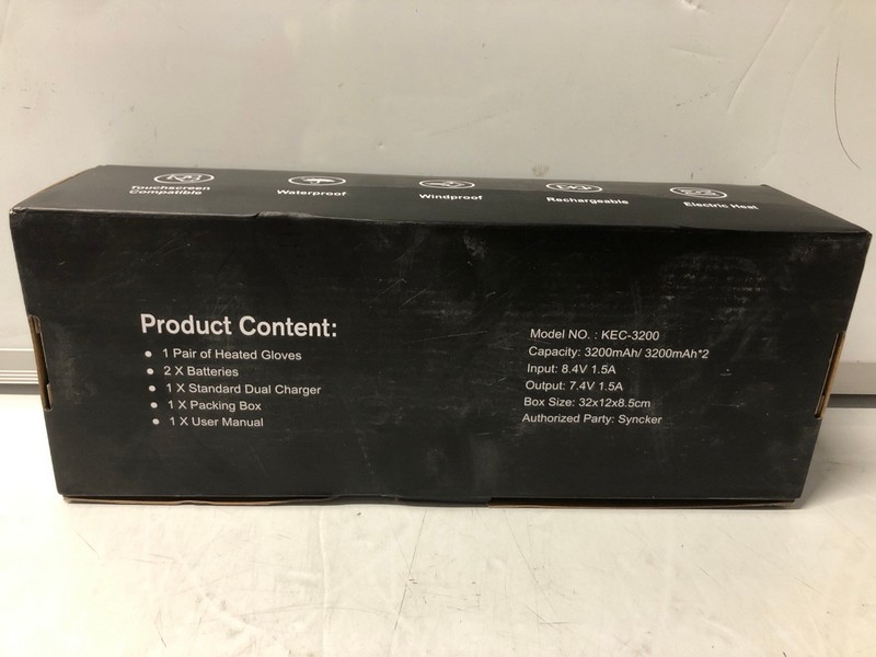 Lot 242  
            Nottingham SR7 – Delivery Only 

                
2 X ELECTRIC HEATED GLOVES (WITH 1 POWER BANK BATTERY AND CHARGING CABLE)