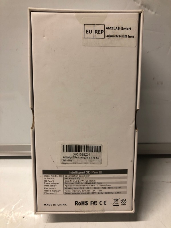 Lot 244  
            Nottingham SR7 – Delivery Only 

                
AERB INTELLIGENT 3D PEN III MODEL: SL-300