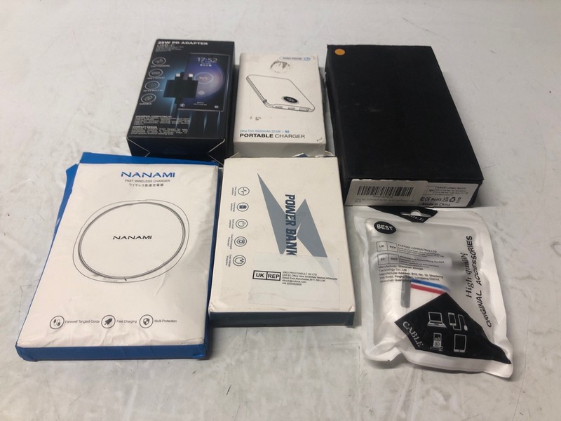 Lot 253  
            Nottingham SR7 – Delivery Only 

                
QTY OF ITEMS INC NANAMI FAST WIRELESS CHARGER