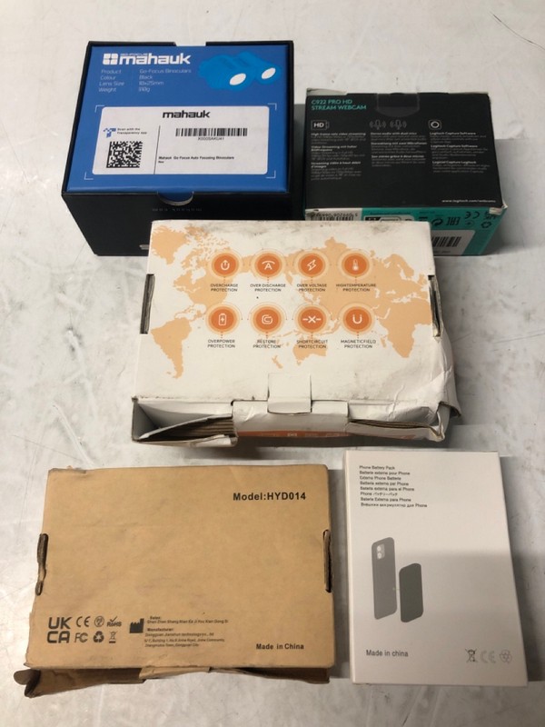 Lot 254  
            Nottingham SR7 – Delivery Only 

                
QTY OF ITEMS INC LOGITECH C922 PRO HD STREAM WEBCAM