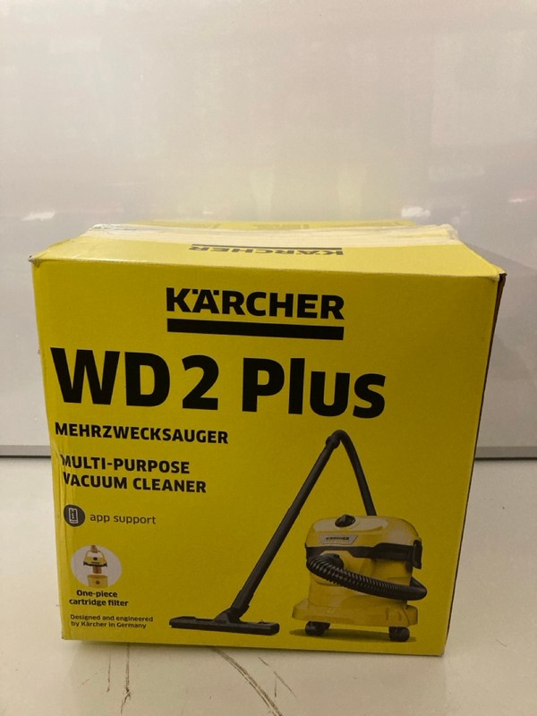 Lot 25  
            Nottingham SR7 – Delivery Only 

                
KARCHER WD2 PLUS MULTI-PURPOSE VACUUM CLEANER