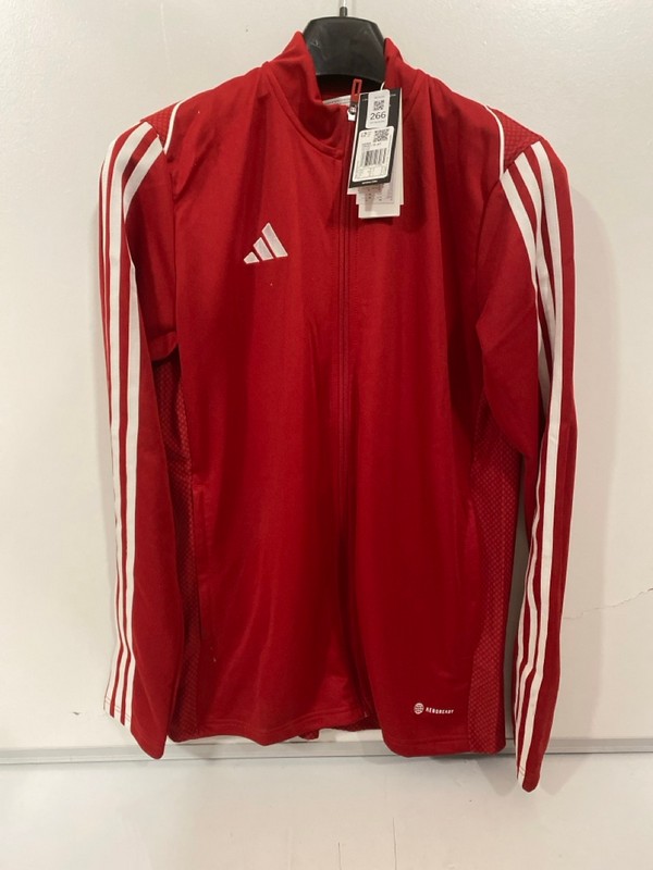 Lot 266  
            Nottingham SR7 – Delivery Only 

                
ADIDAS TIRO 23 RED TRACKSUIT TOP SIZE: M